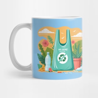 No More Plastic Bag (4) Mug